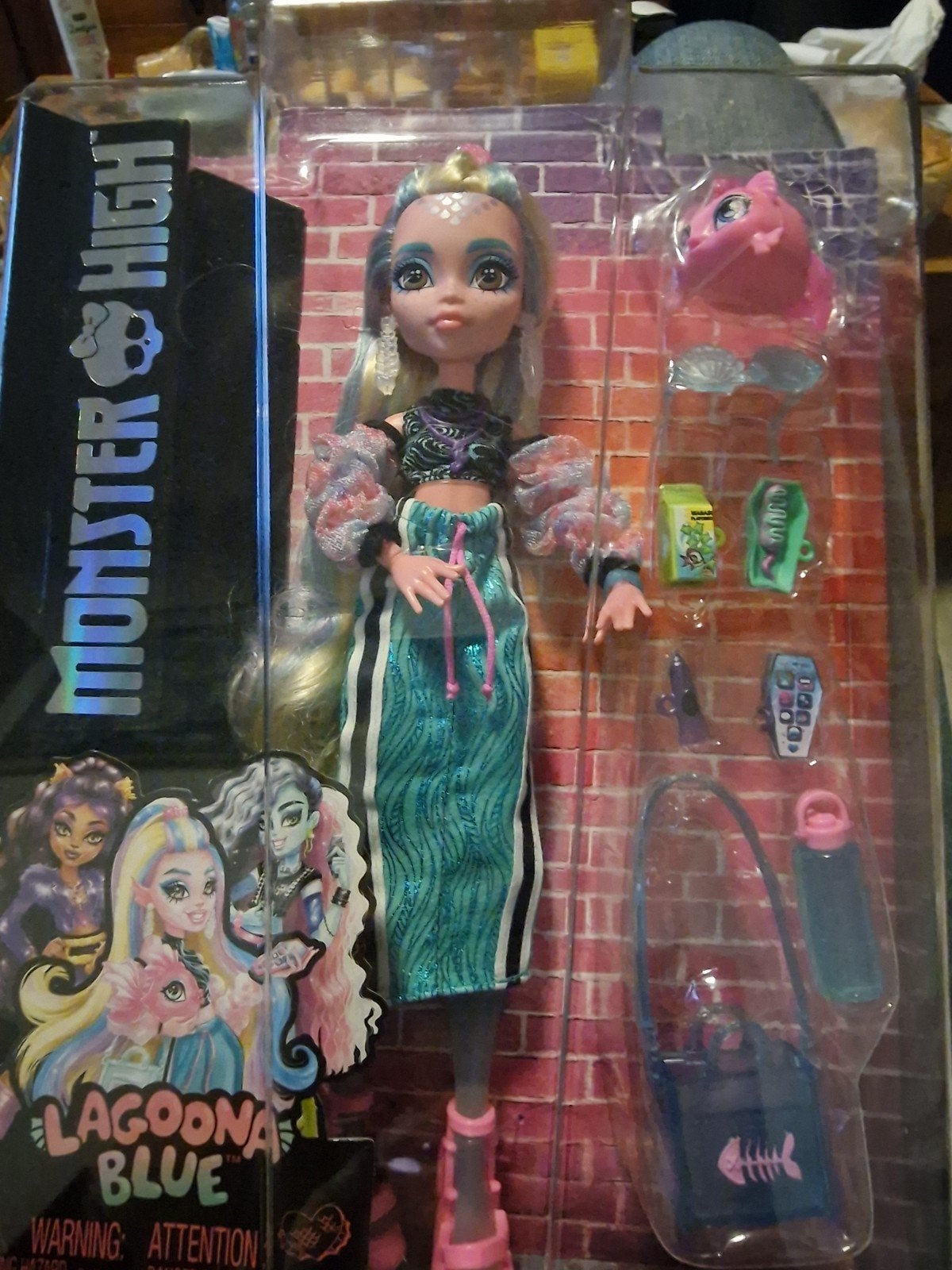 Monster High Lagoona Blue pop met accessoires, Ophalen of Verzenden, Nieuw, Overige typen