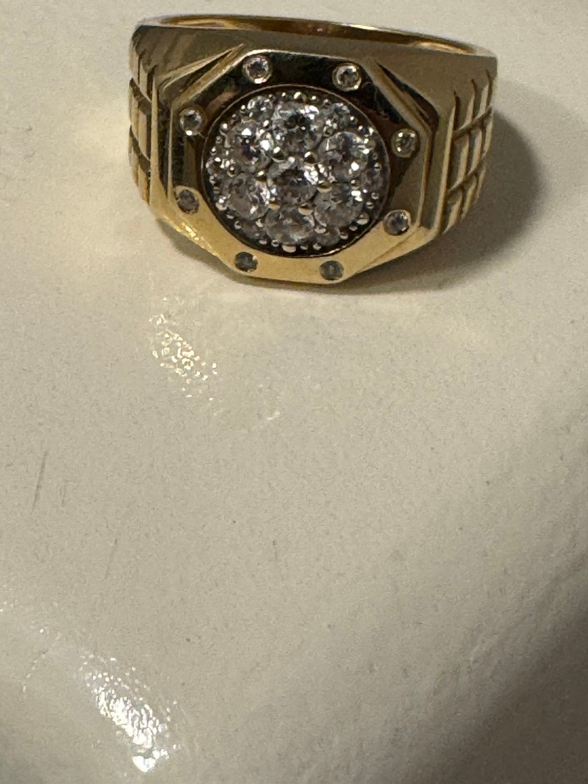 HEREN Audemars Piguet gouden ring 14K, 20 of groter, Heer, Ophalen of Verzenden, Zo goed als nieuw