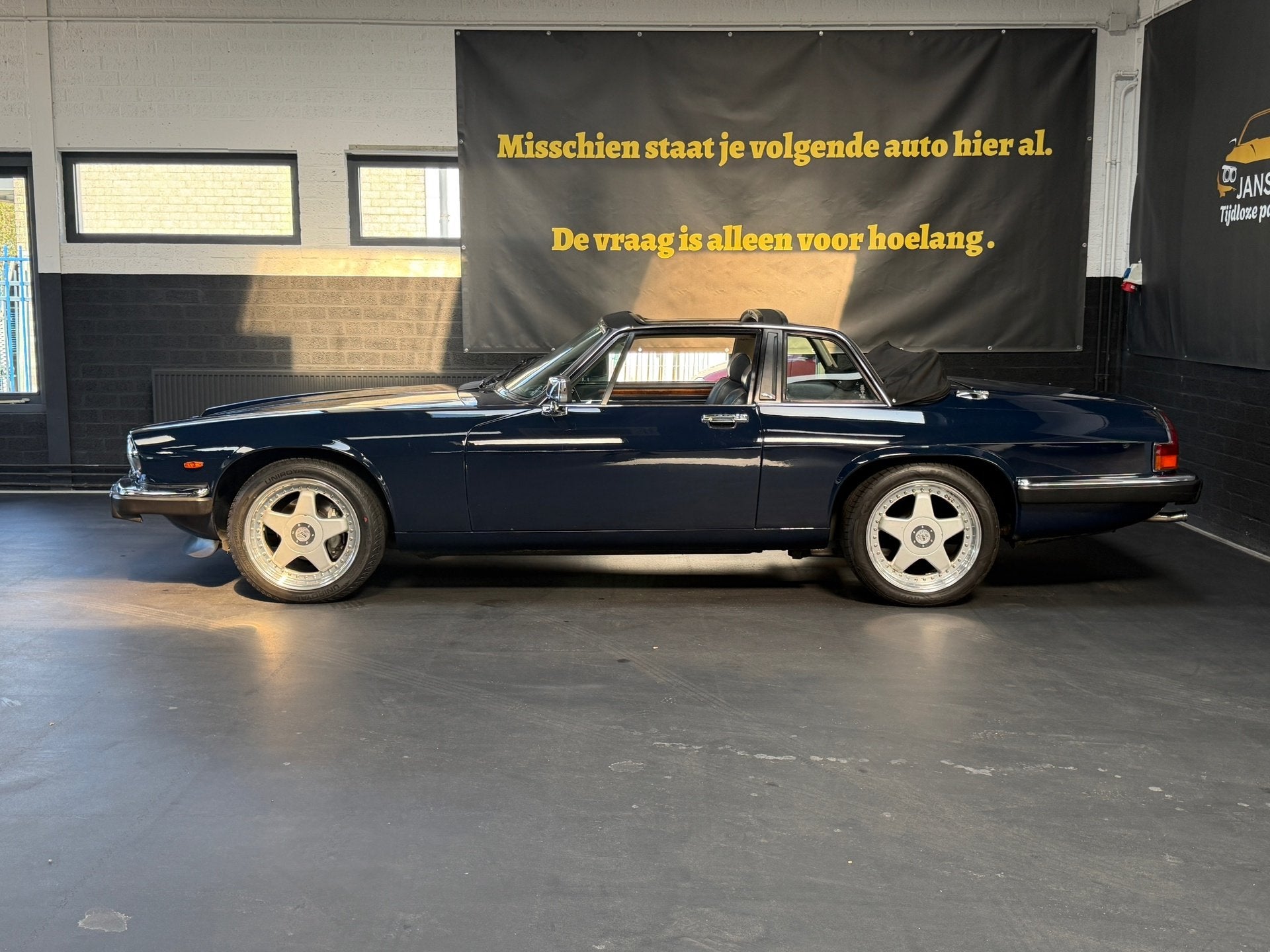 Jaguar XJS -C 5.3 V12 Targa Cabriolet | Zeer zeldzaam | Auto, Auto's, Automaat, Zwart, Cabriolet, Leder