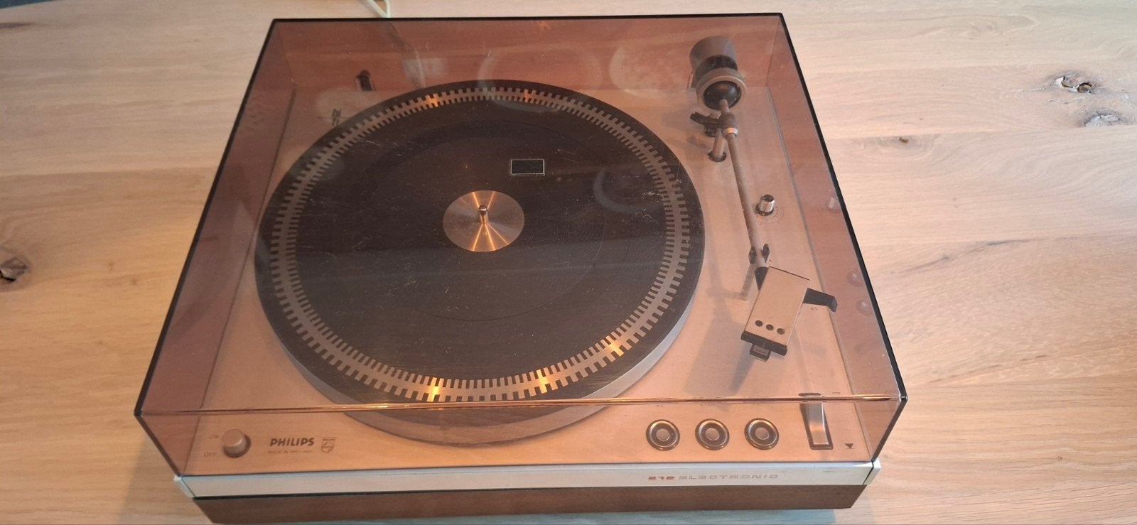 Philips 212 Electronic Platenspeler - Zo goed als nieuw, Ophalen, Philips, Automatisch, Zo goed als nieuw