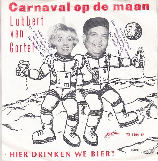 lubbert van gortel - carnaval op de maan  (1969/TS1504 TF), Fotohoes, Ophalen of Verzenden, Gebruikt, Nederlandstalig