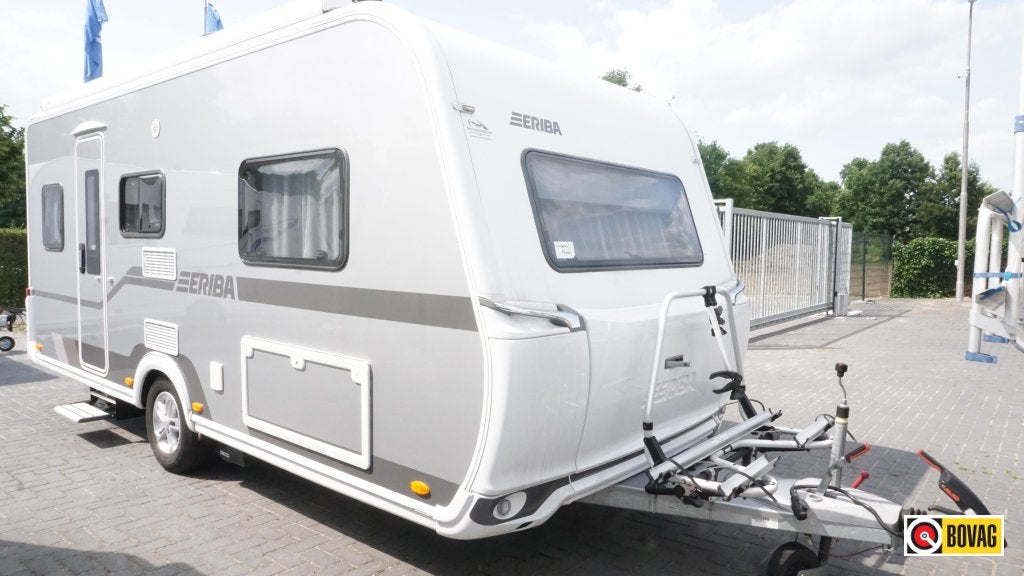 Eriba Nova Ambiance 480 Mover - Luifel, Caravans en Kamperen, Caravans, Standaardzit, Bedrijf, 4 tot 5 meter, Eriba