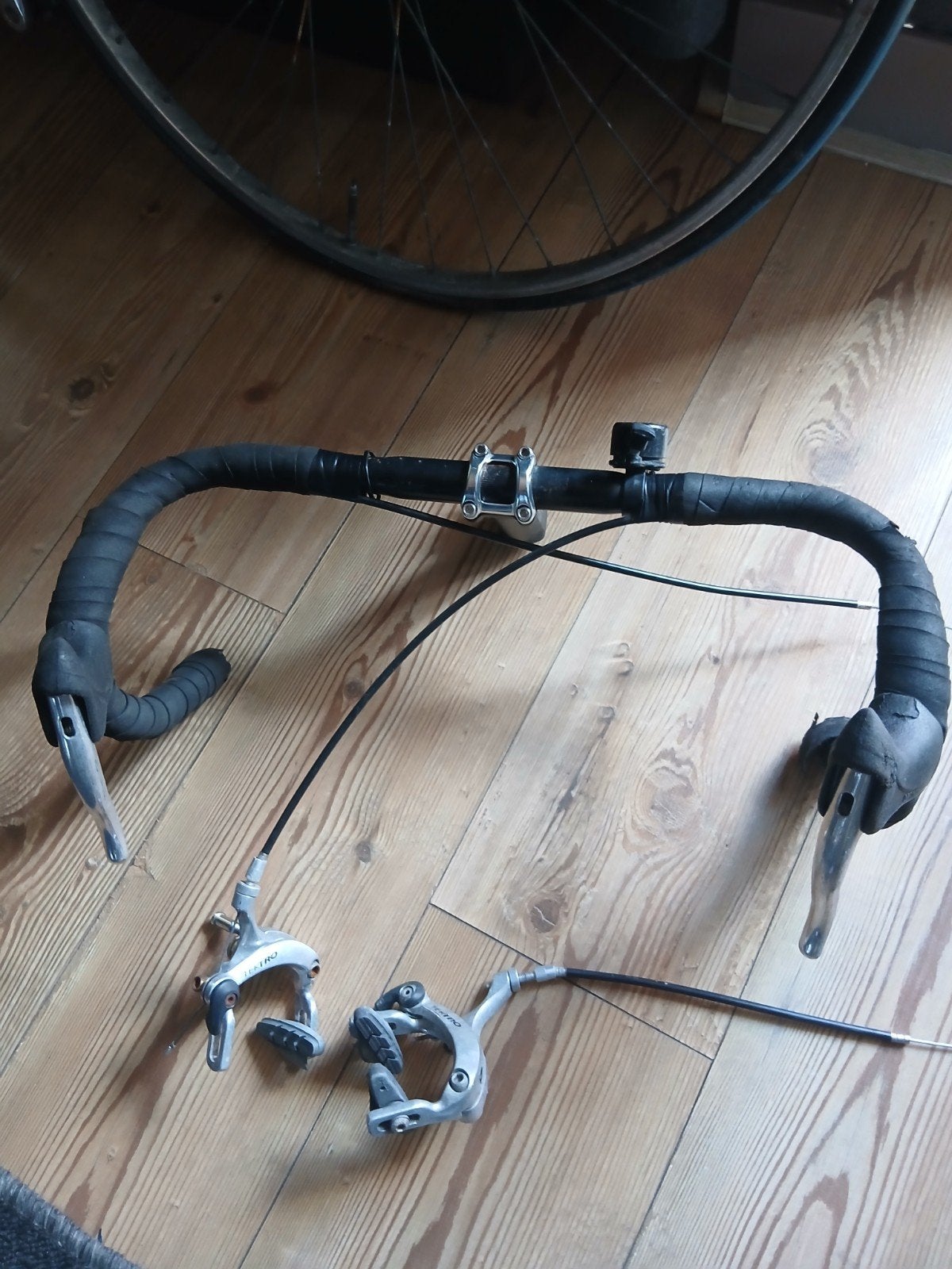 Racefiets stuur en remmen, Fietsen en Brommers, Ophalen of Verzenden, Gebruikt, Racefiets, Remmen