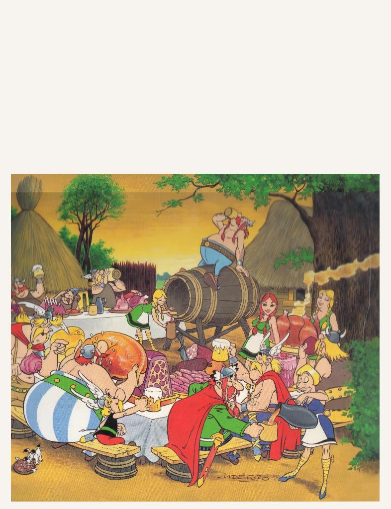 Kaartspel Asterix. Tabu Taboe. Duitstalig. NR0731, Verzenden, Zo goed als nieuw, Meerdere kaarten