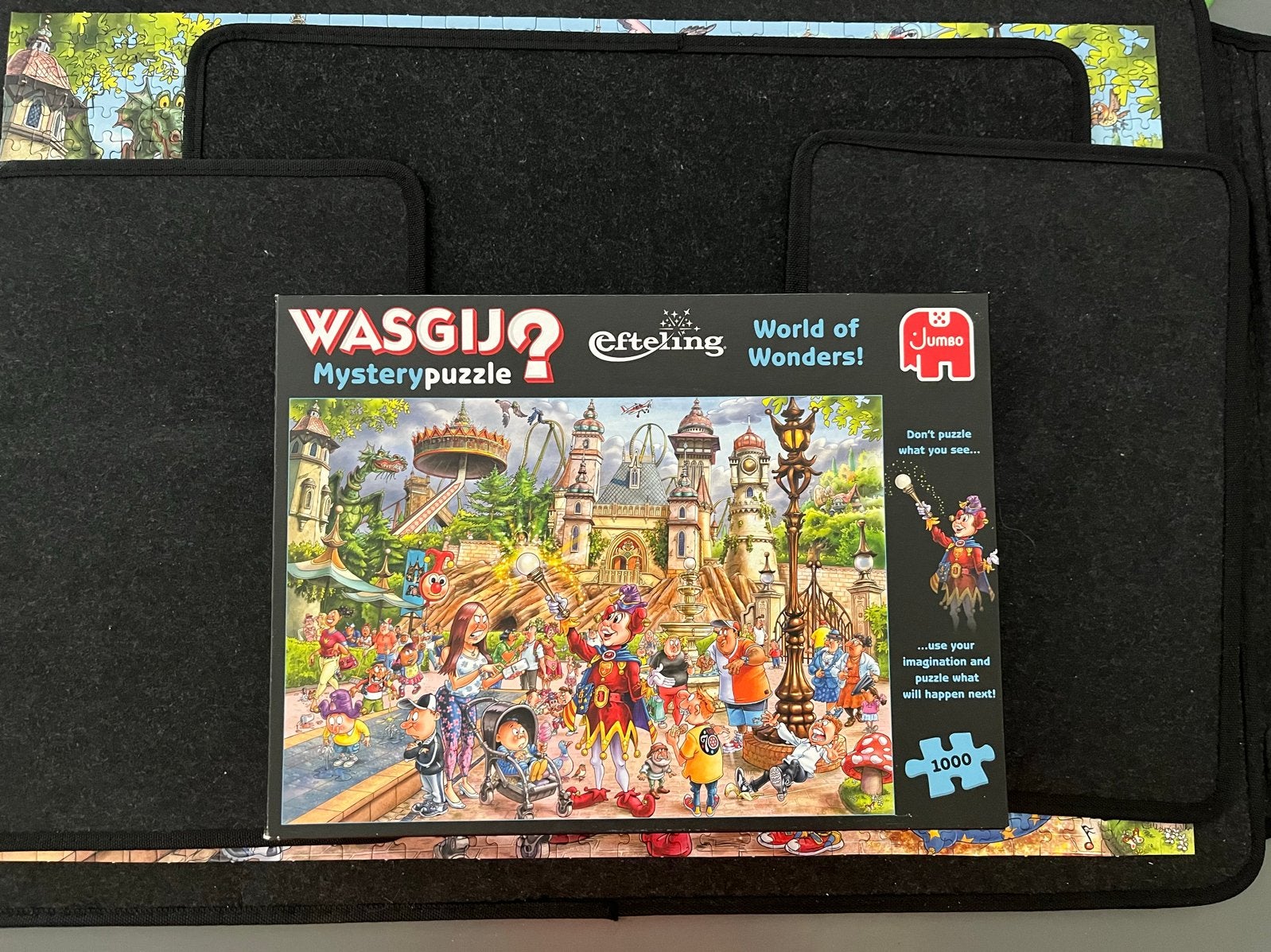 Wasgij Efteling 1000 stukjes - World of Wonders, Ophalen, 500 t/m 1500 stukjes, Gebruikt, Legpuzzel
