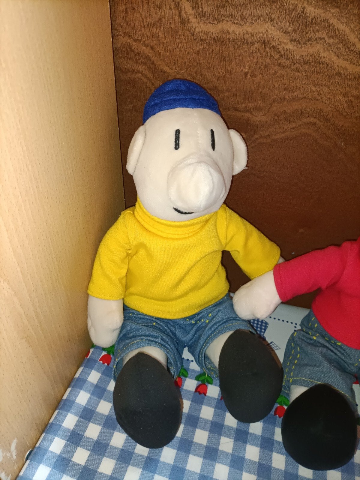 Buurman en Buurman knuffels zittend Pat en Mat*, Ophalen of Verzenden, Zo goed als nieuw, Overige typen