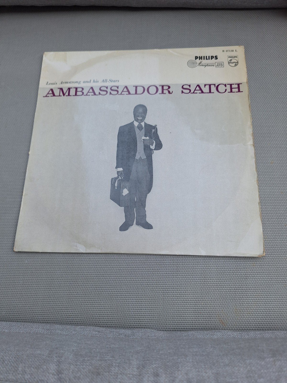 Louis Amstrong Ambassador Satch Lp, LP, Gebruikt, Ophalen of Verzenden, 12 inch