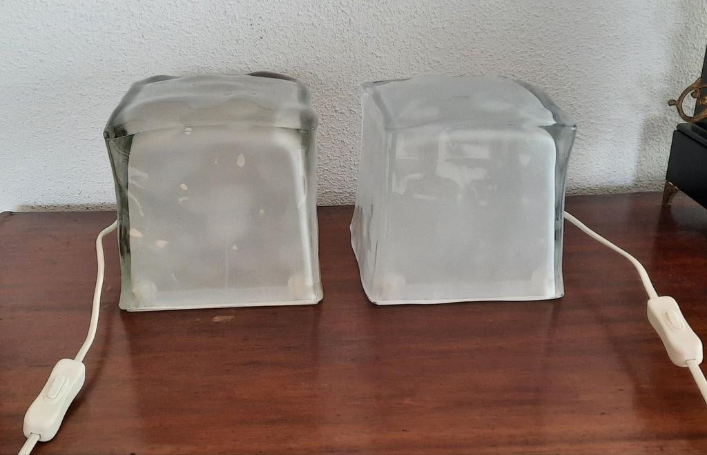 Ice Cube lamp Ikea, Ophalen, Zo goed als nieuw, Glas