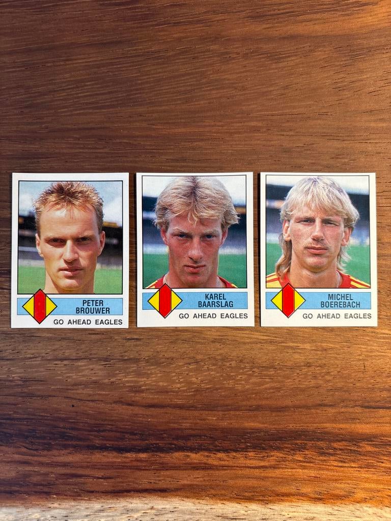 Go Ahead Eagles Panini Voetbal 87 Kaarten, Ophalen of Verzenden, Zo goed als nieuw, Stickers en Plaatjes