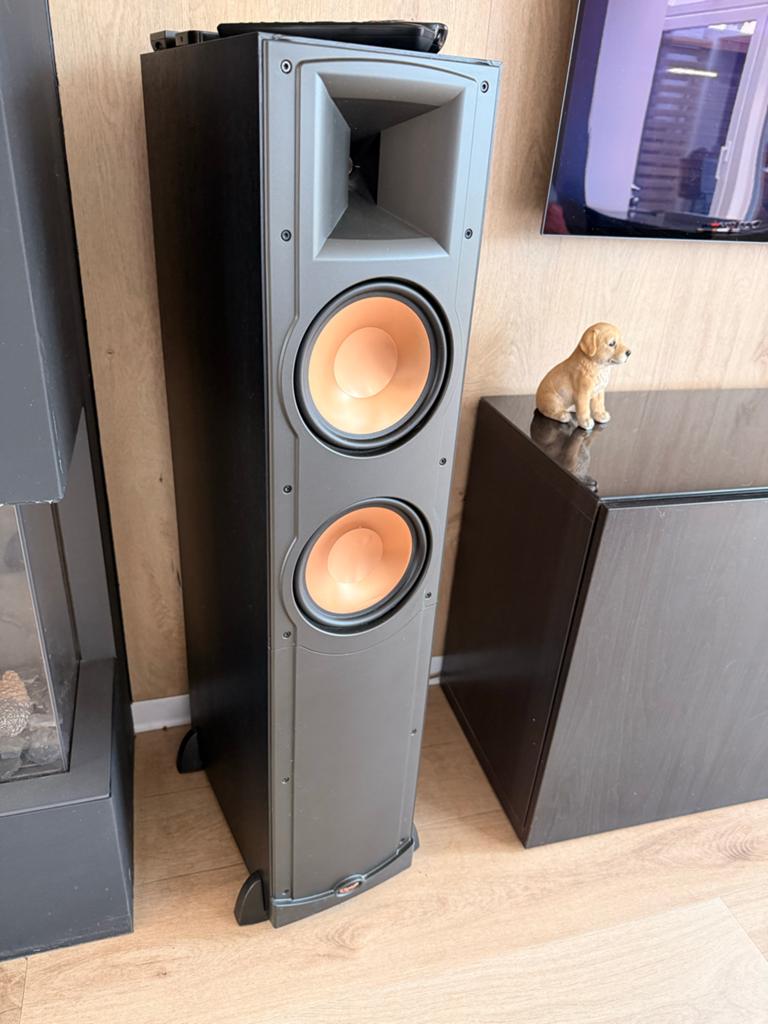 Klipsch RF-82 II Vloerstaande Luidspreker - Zwart, Audio, Tv en Foto, Luidsprekers, Gebruikt, 120 watt of meer, Front, Rear of Stereo speakers