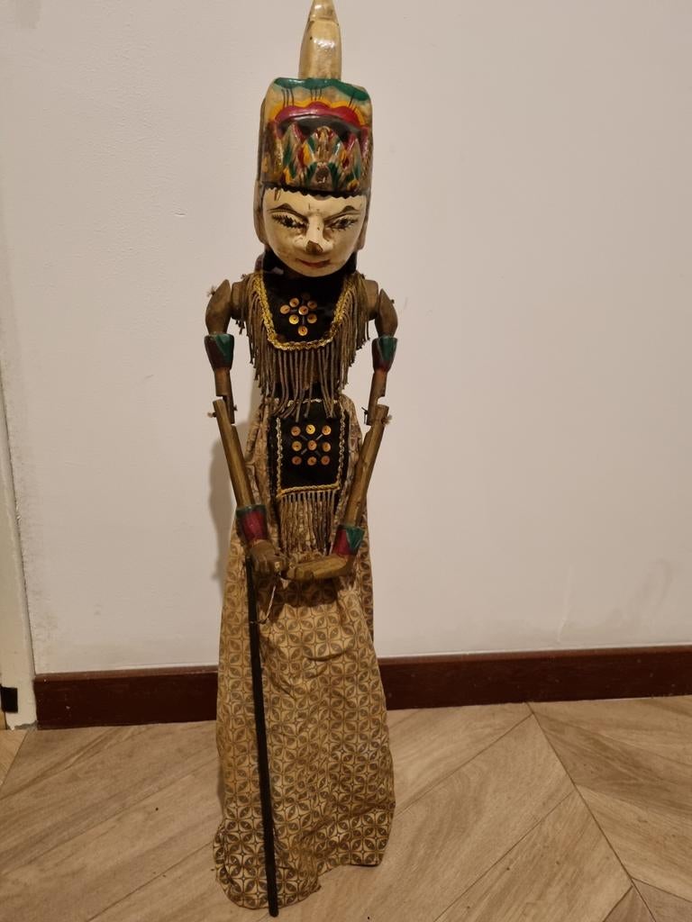 Wayang golek pop uit indonesie, Antiek en Kunst, Ophalen of Verzenden