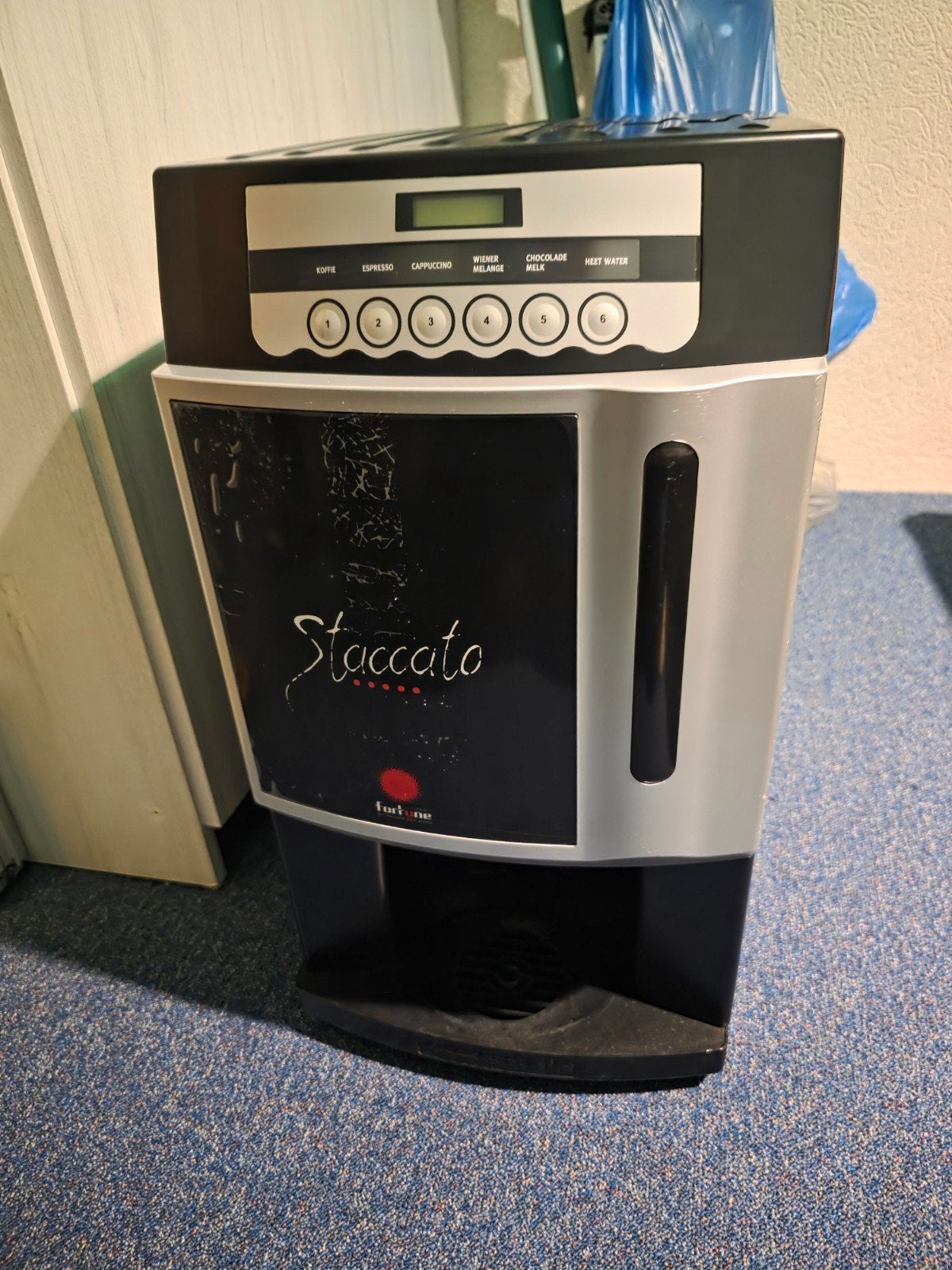 Staccato Koffiemachine - Perfect voor kantoor of thuis, Gebruikt, 10 kopjes of meer, Koffiemachine, Ophalen of Verzenden