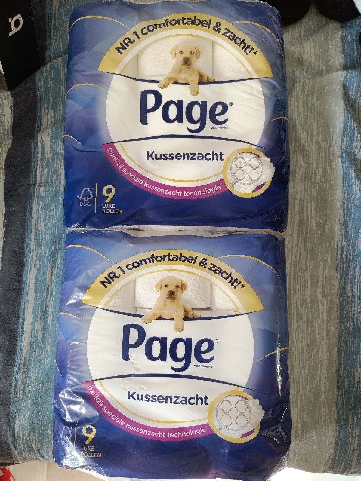 Page kussenzacht toiletpapier, Ophalen of Verzenden, Overige typen