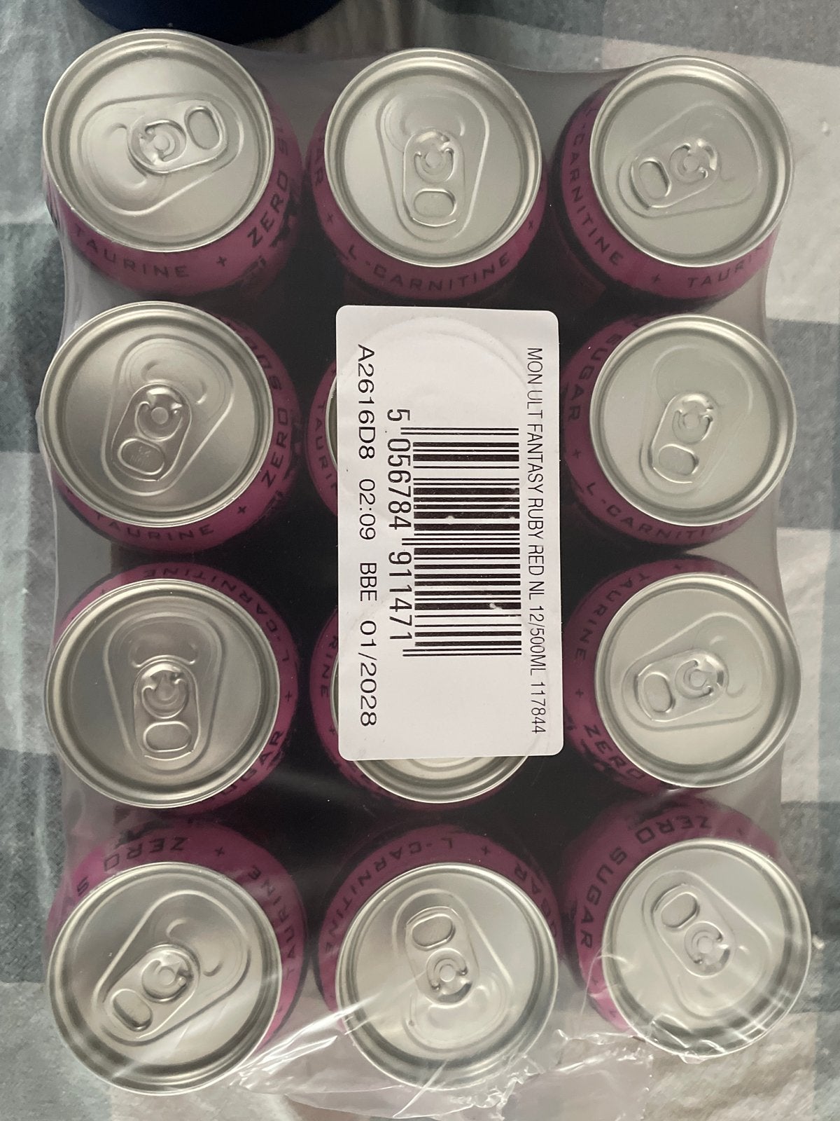 Monster Fantasy Ruby Red 12x500mL, Ophalen of Verzenden
