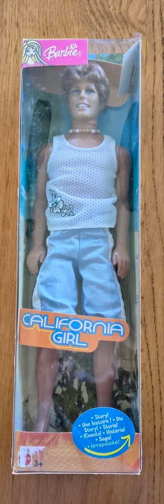 Mattel Barbie Cali Girl Ken pop in doos, 2003, Ophalen of Verzenden, Nieuw, Barbie