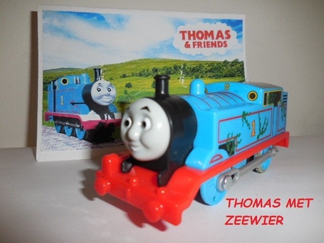 Trackmaster Thomas de Trein Thomas met Zeewier, Kartel Wiel, Ophalen of Verzenden, Zo goed als nieuw