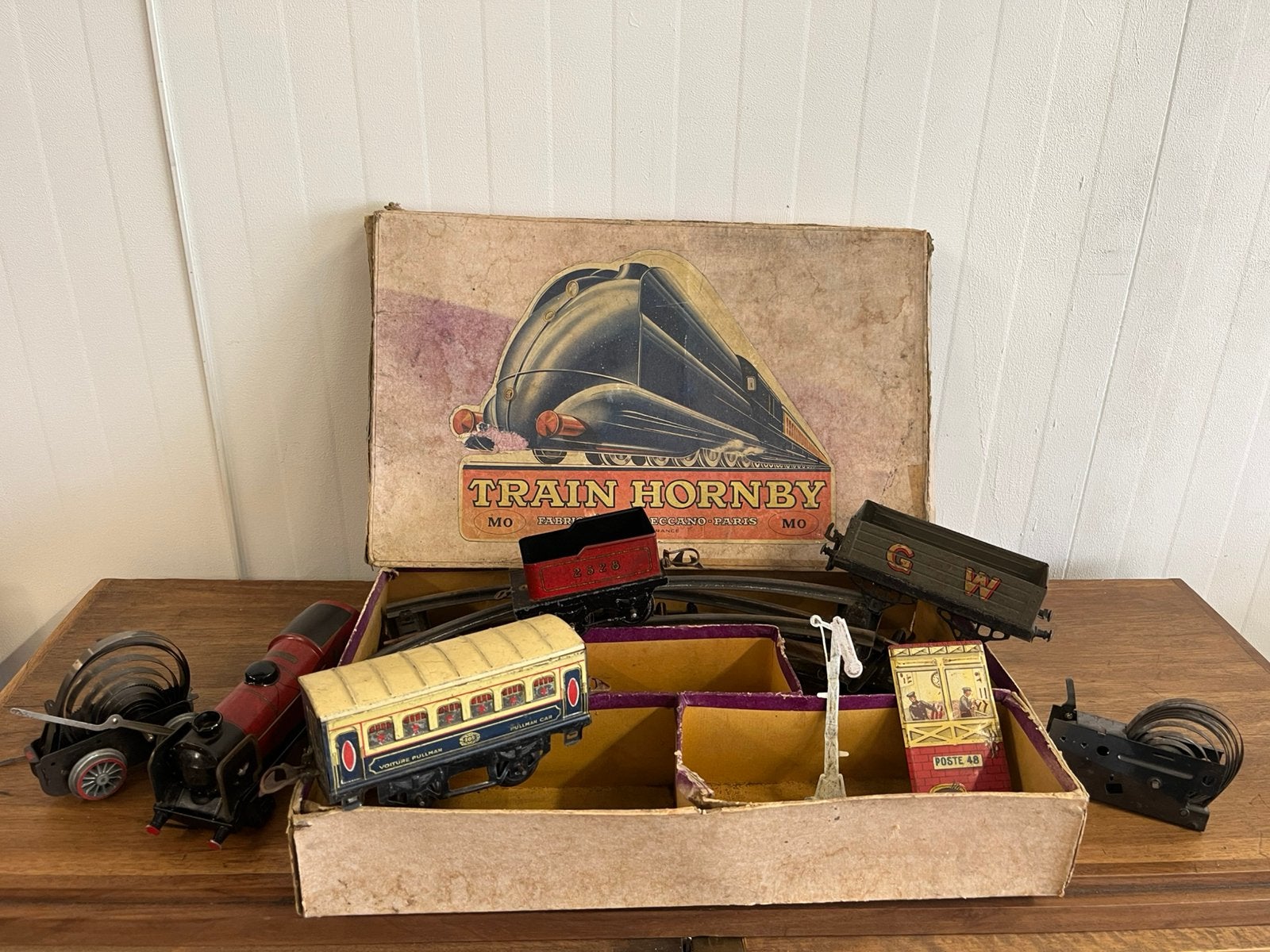 Treinset Hornby, Overige merken, Gelijkstroom, Ophalen of Verzenden, Analoog