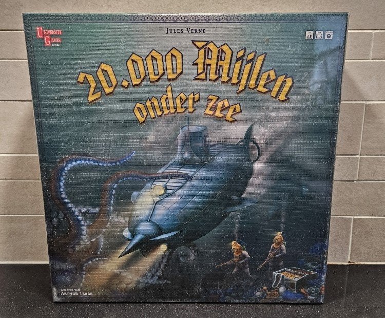 Bordspel - 20.000 Mijlen onder zee - Nieuw in verpakking, Hobby en Vrije tijd, Ophalen of Verzenden, Nieuw