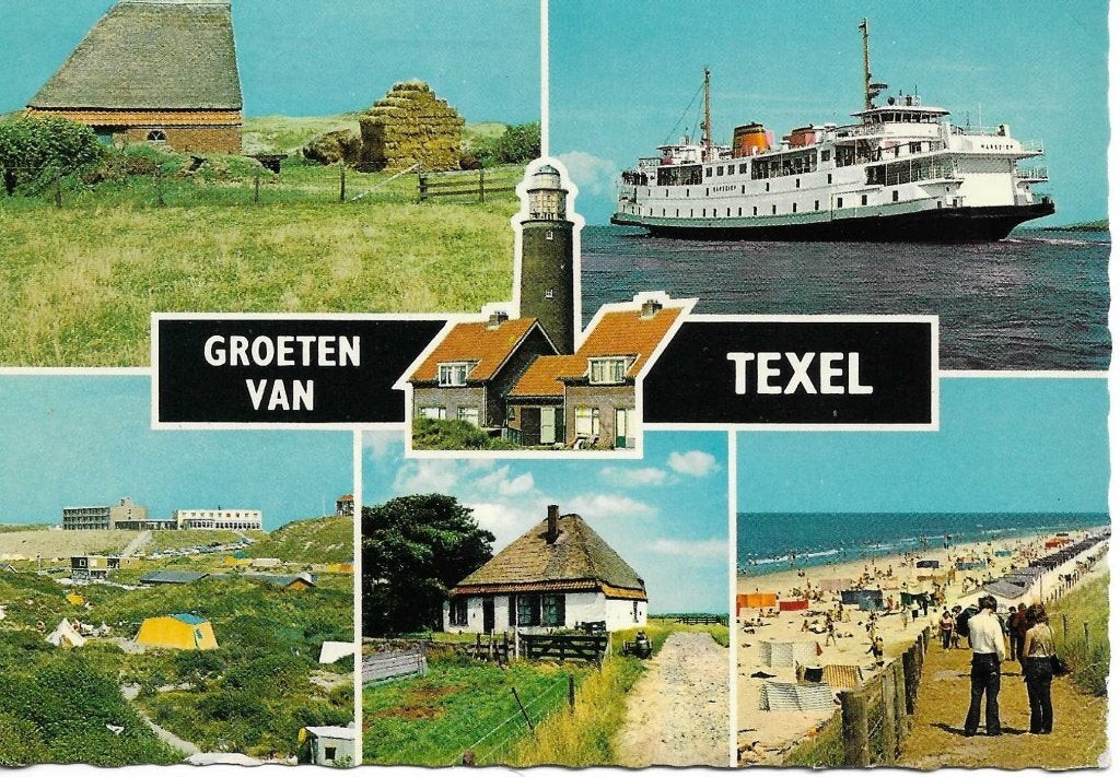 Texel- -5-luik., Ophalen of Verzenden, 1960 tot 1980, Gelopen, Waddeneilanden