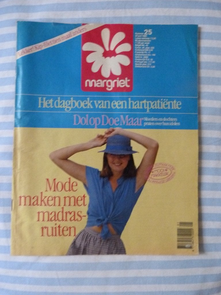 Margriet 24-6-1983   - 87 pagina's, Verzamelen, Ophalen of Verzenden, 1980 tot heden, Nederland, Tijdschrift