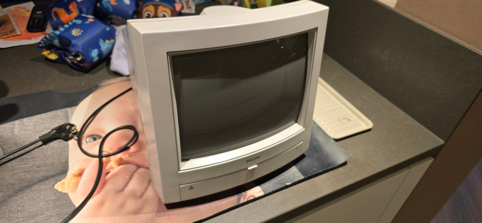 Philips CM8832-II CRT monitor - Vintage Monitor, Ophalen of Verzenden, 50 Hz, Philips