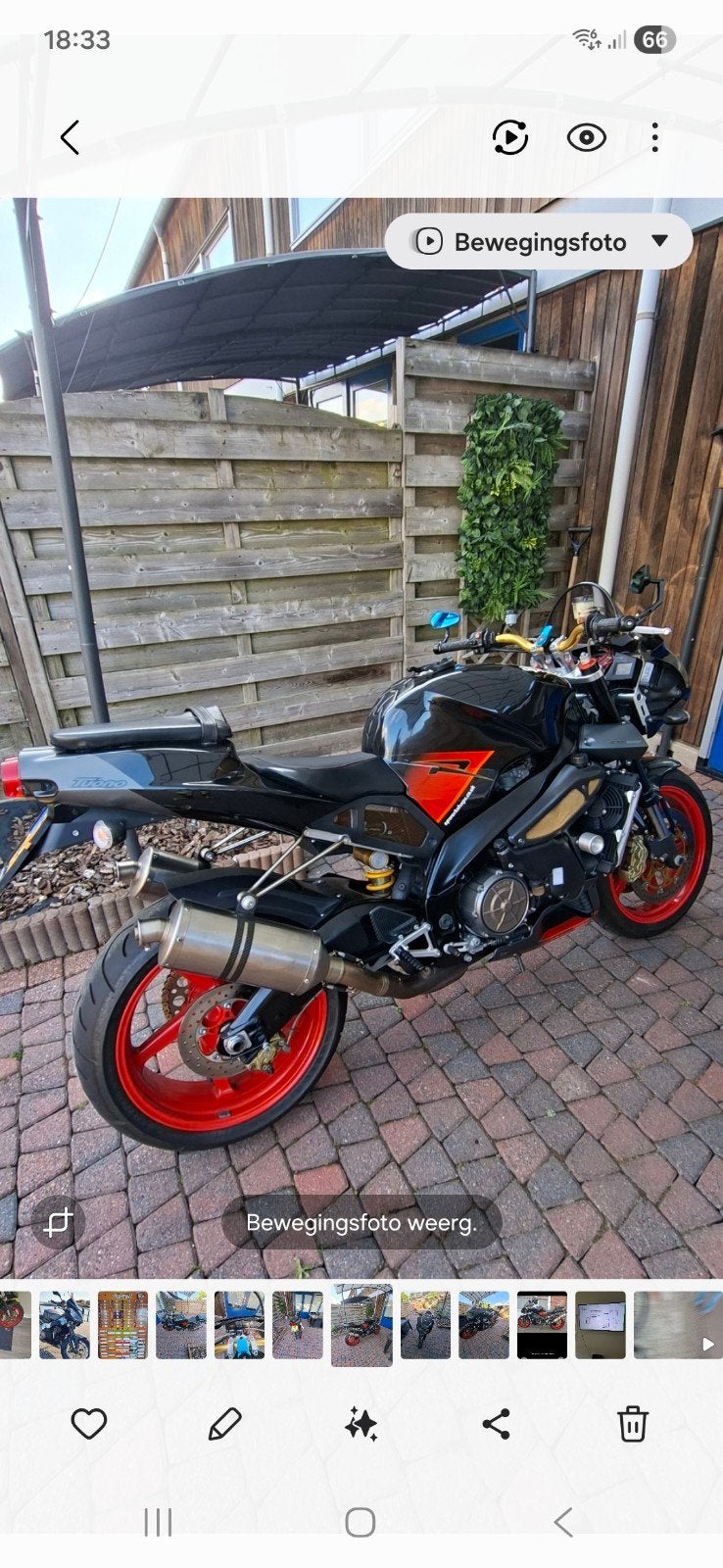 Ingekorte akrapovic dempers met linkpijn, Ophalen of Verzenden
