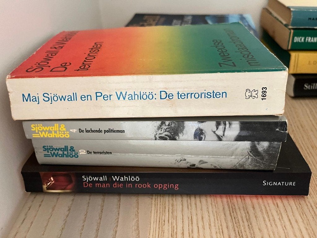 vier boeken van Sjöwall en Wahlöö, Boeken, Ophalen, Gelezen