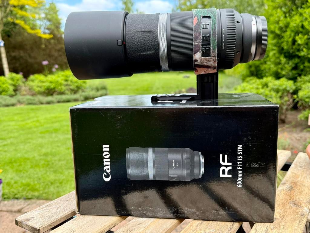 Canon RF 600mm f/11 IS STM objectief, Audio, Tv en Foto, Fotografie | Lenzen en Objectieven, Ophalen, Zo goed als nieuw, Telelens