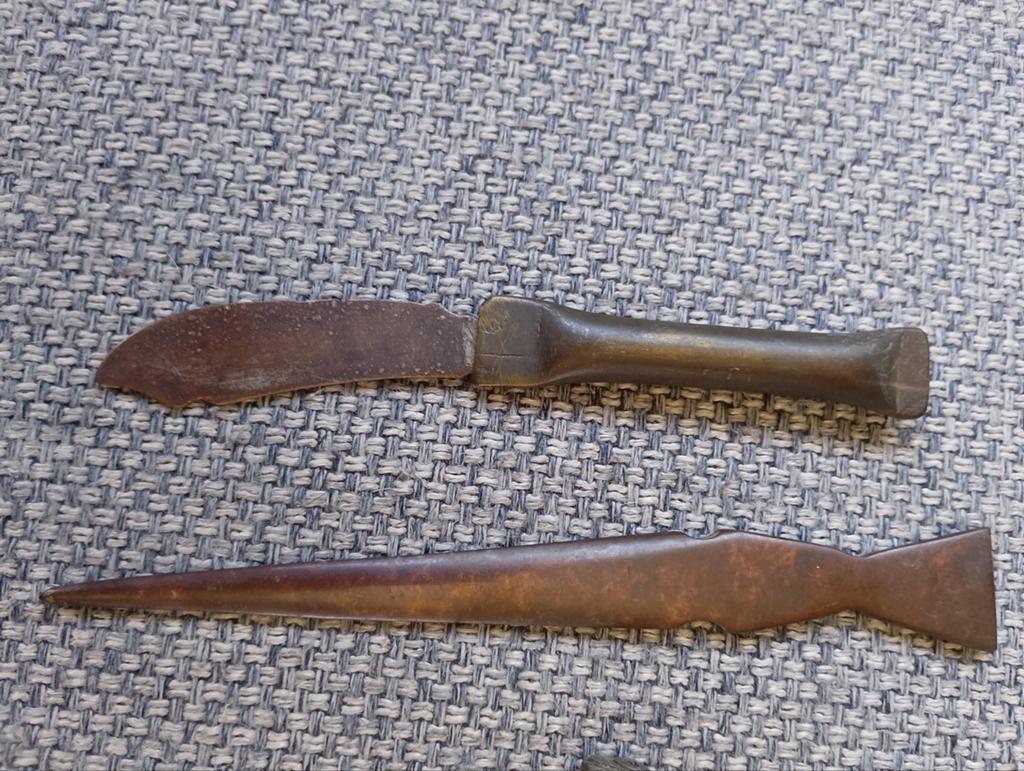 Antiek mes en briefopener, Ophalen of Verzenden, Gebruikt