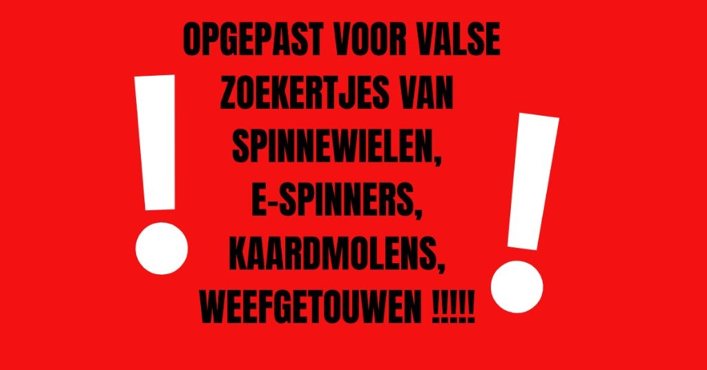 OPGEPAST VOOR ZOEKERTJES DIE ER ECHT UITZIEN MAAR FAKE ZIJN, Ophalen, Spinnewiel