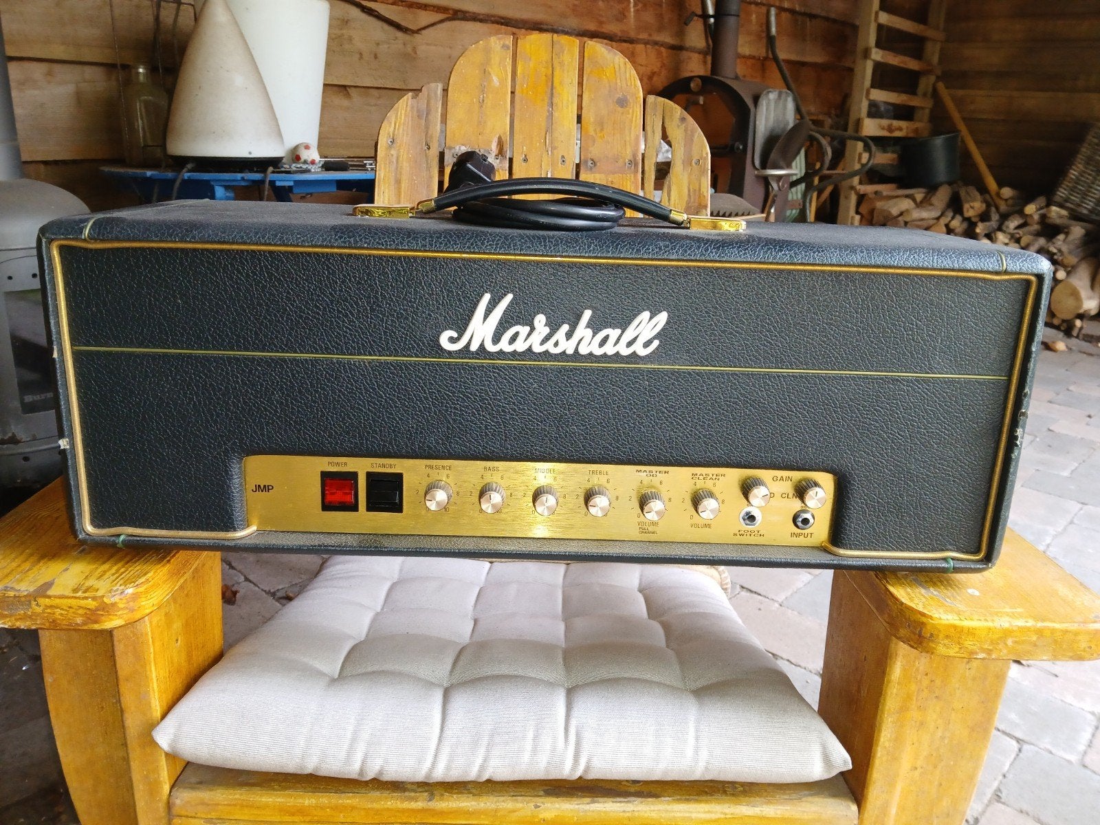 Marshall JMP 50W + JCM900 412" cab (G12-65), Muziek en Instrumenten, Versterkers | Bas en Gitaar, Ophalen, Gebruikt, Gitaar, 50 tot 100 watt