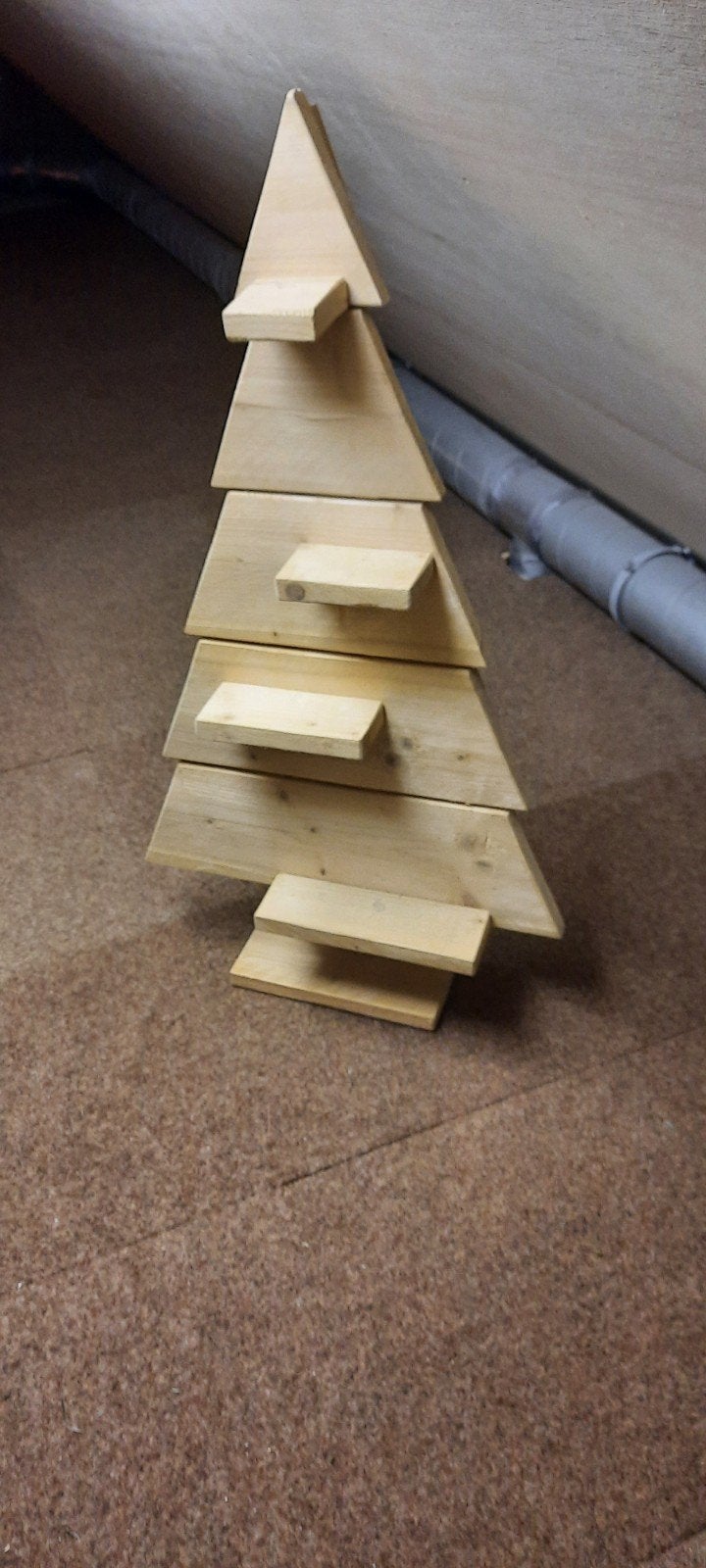 Steigerhouten  nieuwe kerstboom 120 cm, Diversen, Ophalen, Nieuw