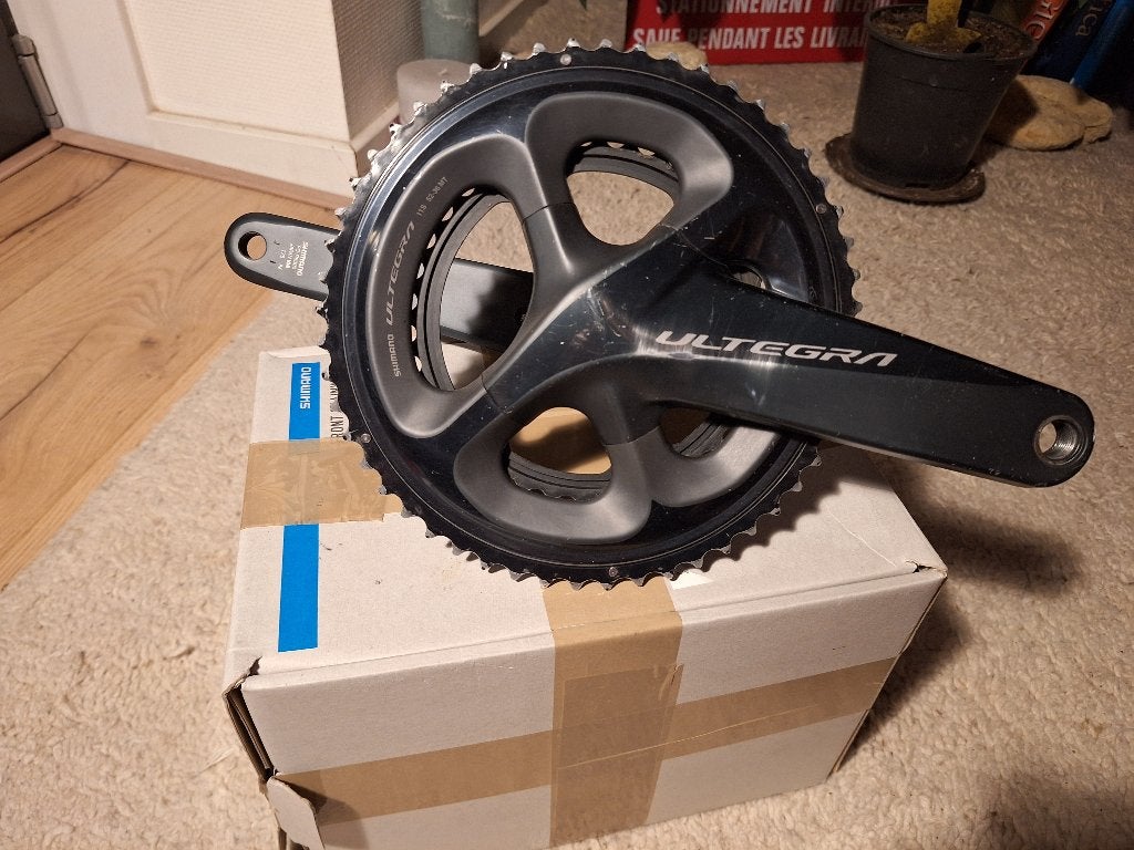 Crankset shimano Ultegra 11s 52-36 MT R8000 175 mm, Fietsen en Brommers, Fietsonderdelen, Crankstel of Pedalen, Gebruikt, Ophalen of Verzenden