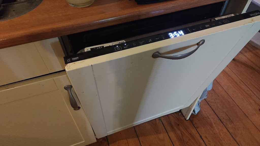 Whirlpool W7I HT58 T MaxiSpace vaatwasser inbouw, Witgoed en Apparatuur, Vaatwasmachines, Ophalen, Gebruikt, Energieklasse A of zuiniger