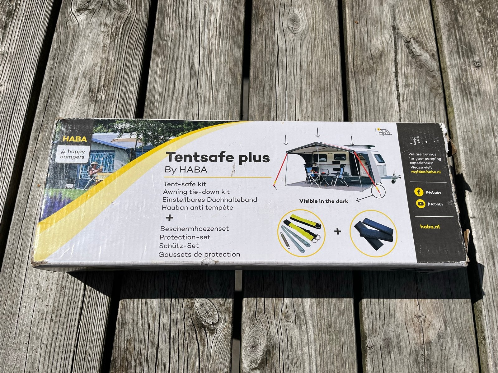 HABA Tentsafe Plus Universele Stormbanden Set, Caravans en Kamperen, Ophalen, Zo goed als nieuw
