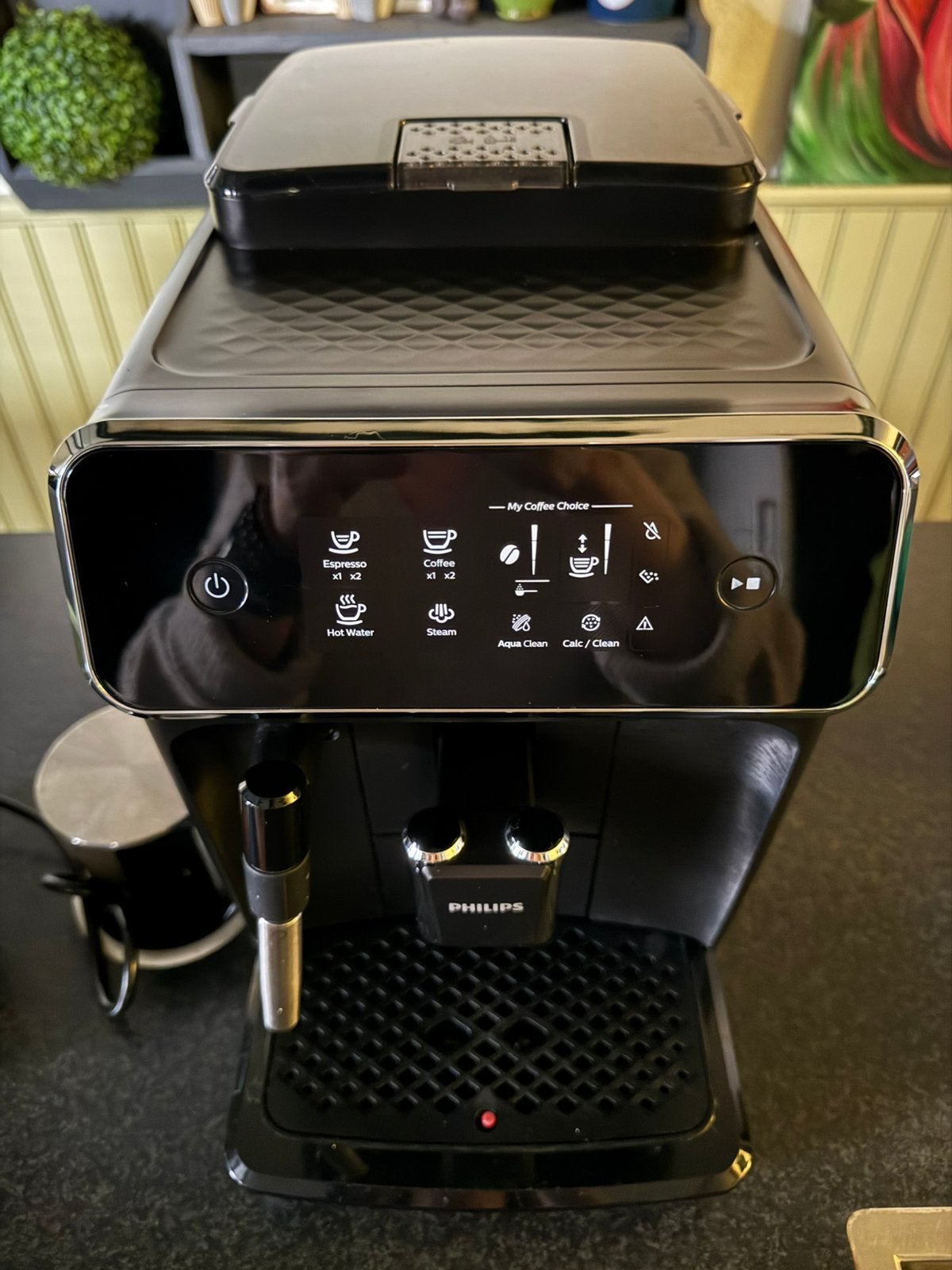 Volautom. koffiemachine Philips met verzekering, Witgoed en Apparatuur, Koffiezetapparaten, Ophalen, Gebruikt, Koffiemachine, Koffiebonen