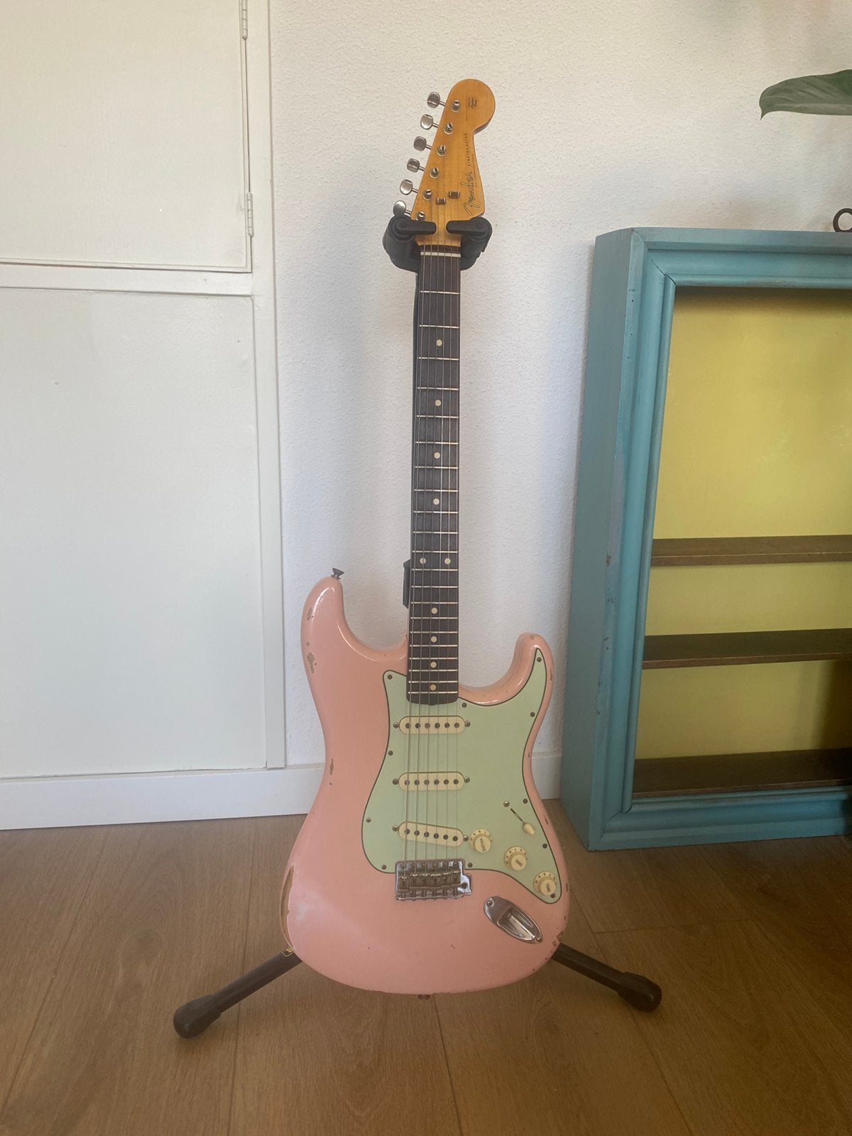 Fender Custom Shop Ltd 60 Stratocaster relic (shell pink), Ophalen, Zo goed als nieuw, Solid body, Fender