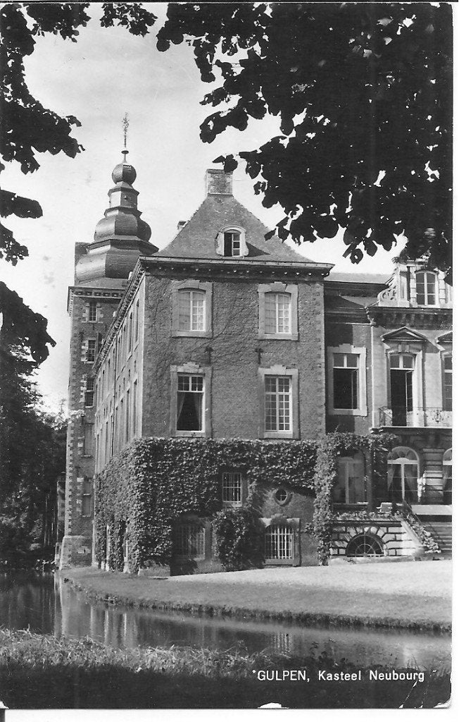 Oude ansichtkaart Kasteel Neubourg Gulpen 1971, Ophalen of Verzenden, 1940 tot 1960, Gelopen, Limburg