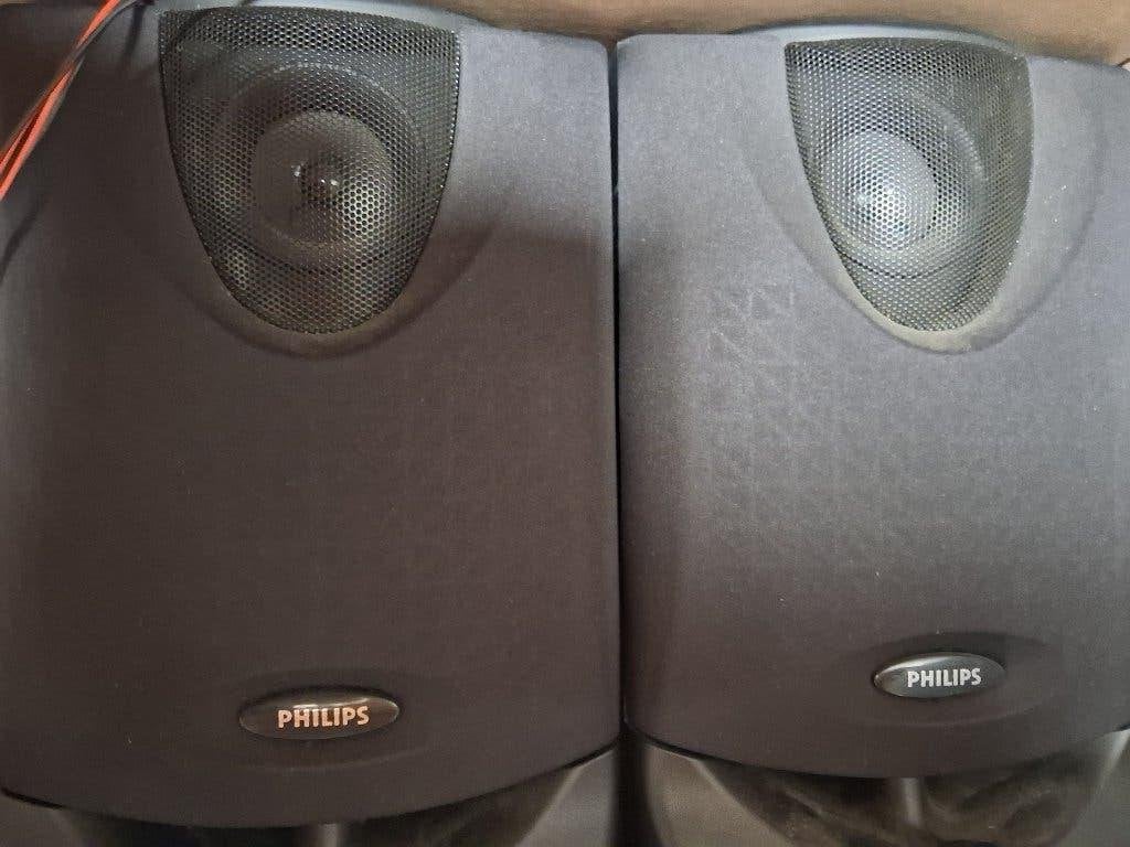 Luidspreker boxen Philips, Stereo speakers, Philips, Gebruikt, Ophalen of Verzenden