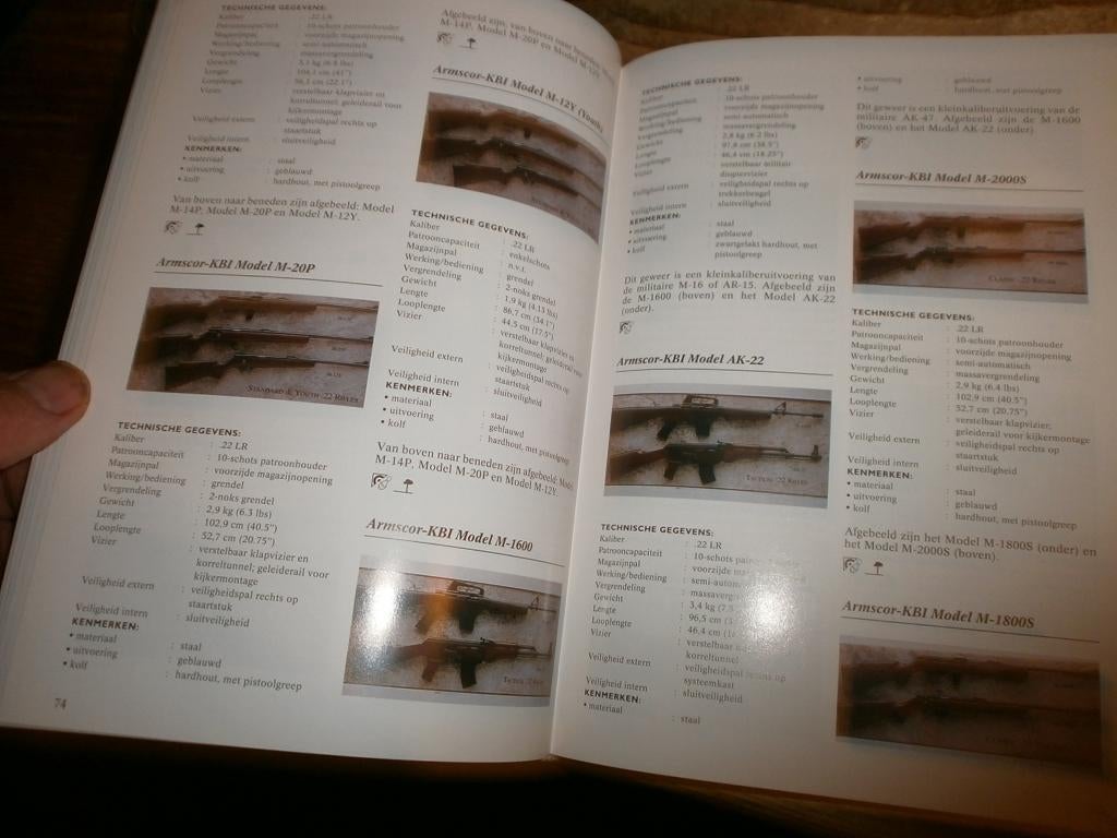 geweren en karabijnen encyclopedie veel info met bijz fotos, Boeken, Ophalen of Verzenden, Tweede Wereldoorlog, Nieuw, Overige onderwerpen