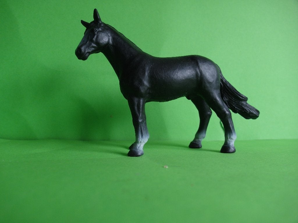 Hannoveraner paard, dierfiguur Bullyland, Verzenden, Gebruikt, Paard, Beeldje of Figuurtje