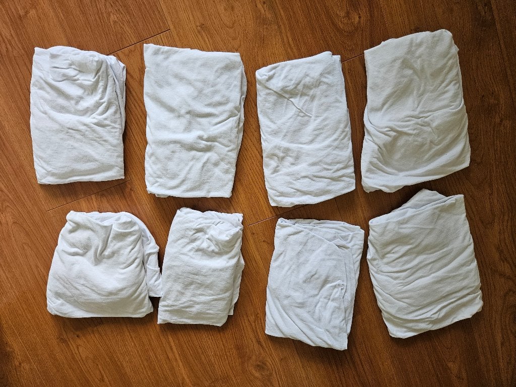 Hoeslakens ledikant, Ophalen of Verzenden, Gebruikt, Ledikant