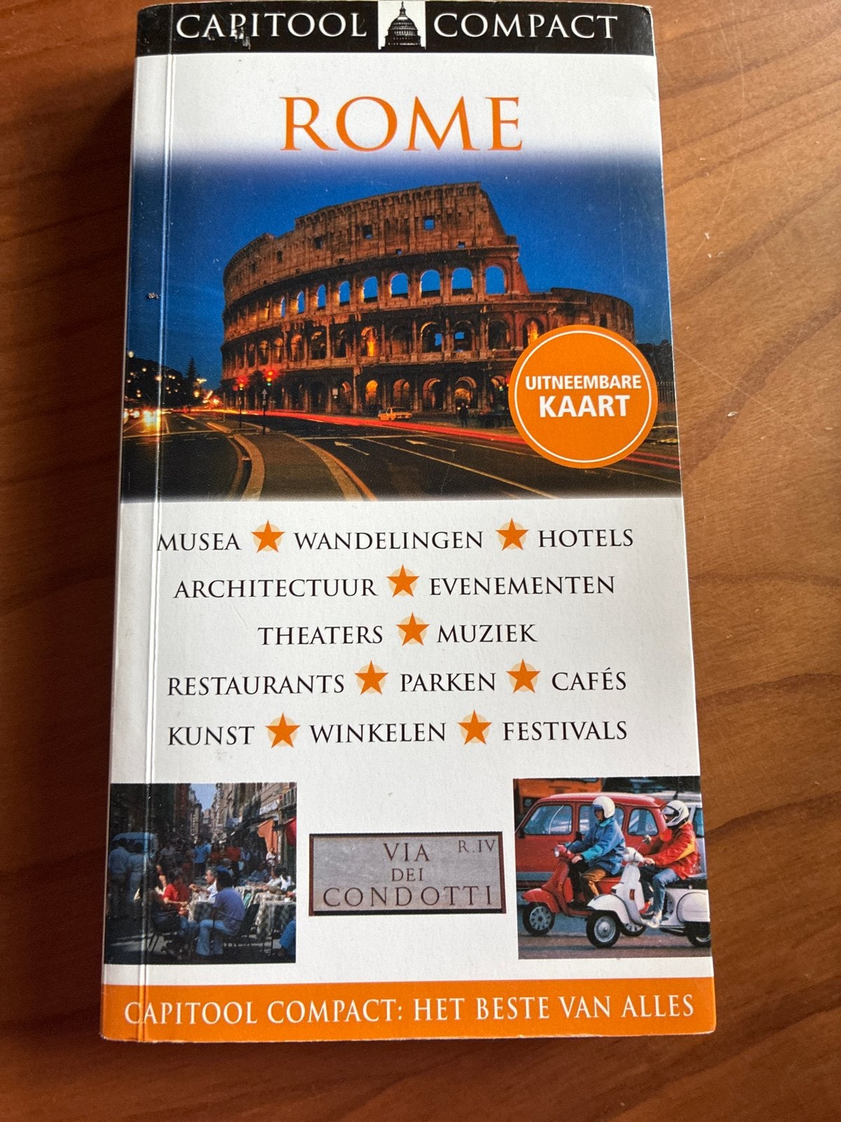Capitool Compact Rome Reisgids met uitneembare kaart, Capitool, Europa, Ophalen of Verzenden, Zo goed als nieuw