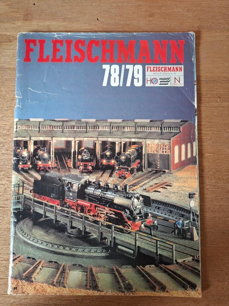 Fleischmann Catalogus '78/ '79, Hobby en Vrije tijd, Modeltreinen | H0, Gebruikt, Gelijkstroom, Fleischmann, Boek, Tijdschrift of Catalogus