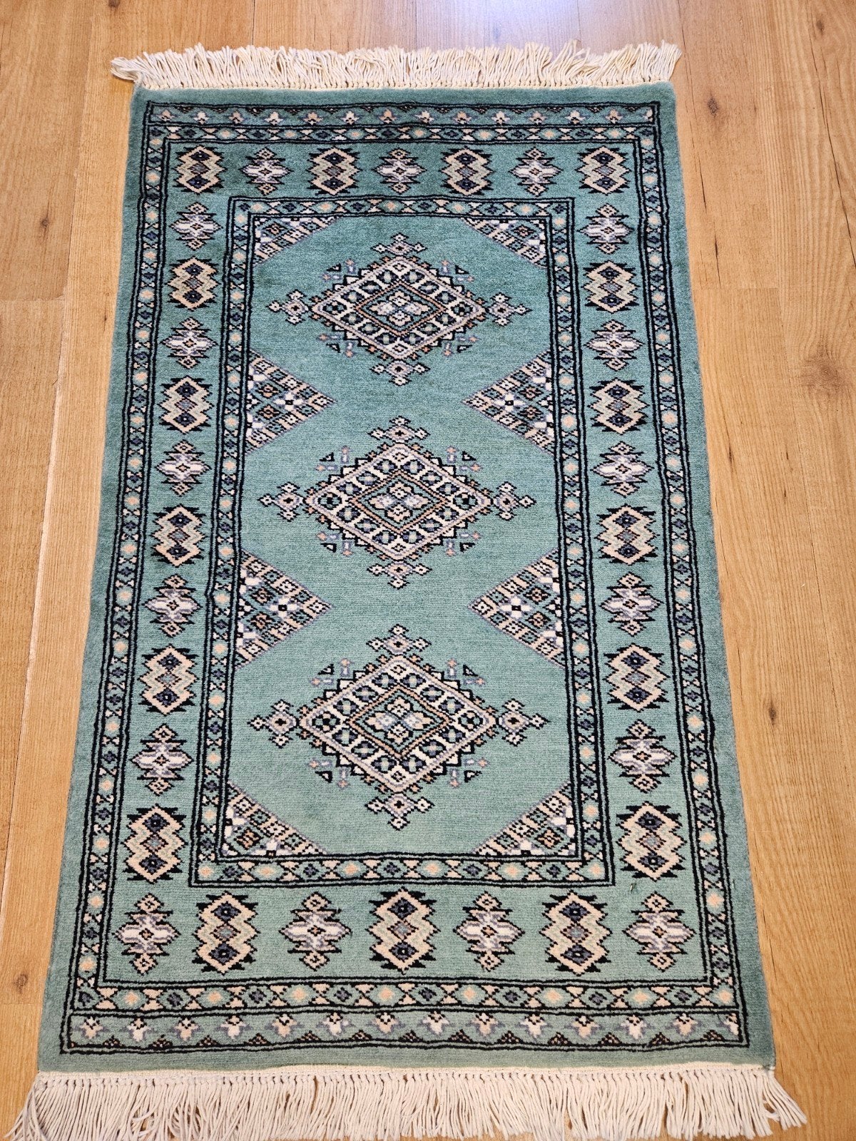Handgeknoopt oosters tapijt karachi 100x62, Info@SlatsAntiek.nl, 50 tot 100 cm, Perzisch, Vof Slats Antiek