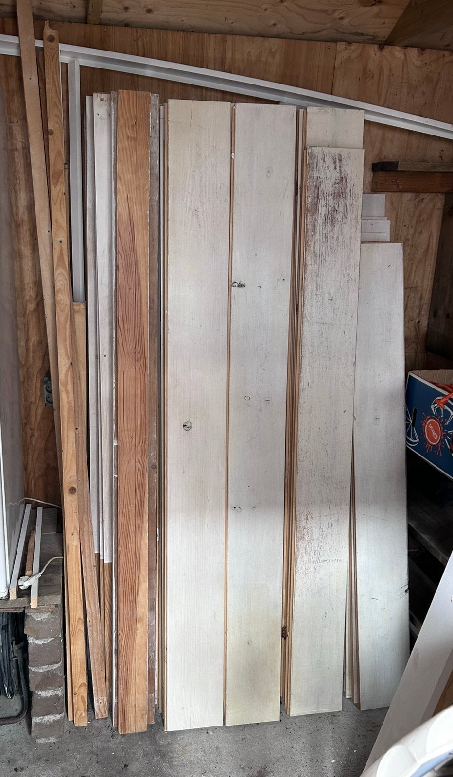 Grenen houten vloerplanken, Doe-het-zelf en Verbouw, Ophalen, Gebruikt, Grenen, 200 tot 250 cm