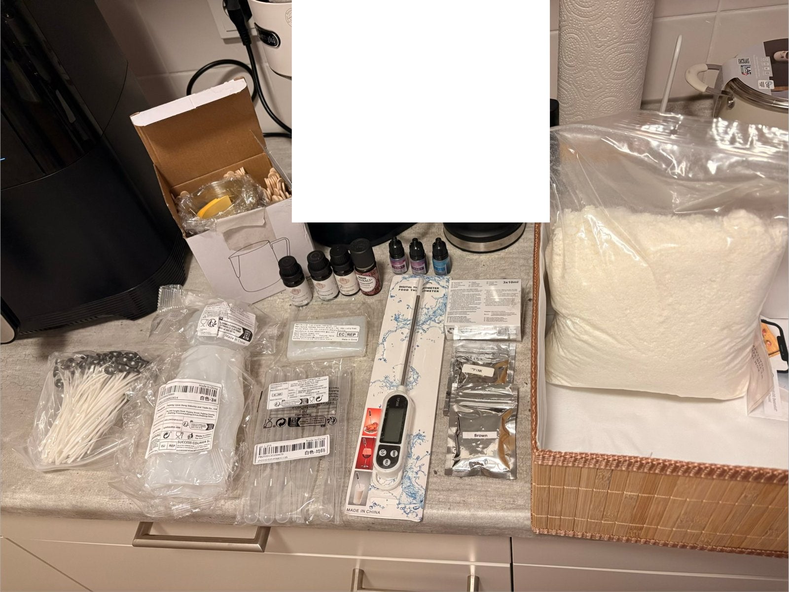 Complete candle making kit, Ophalen of Verzenden, Zo goed als nieuw, Knutselwerk