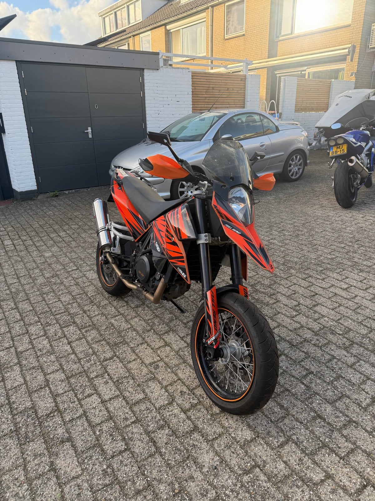 KTM 690 Supermoto - Oranje/Zwart, Zeer Goede Staat, Motoren, Sportuitlaat, Motorrijbewijs A, Gebruikt, Particulier