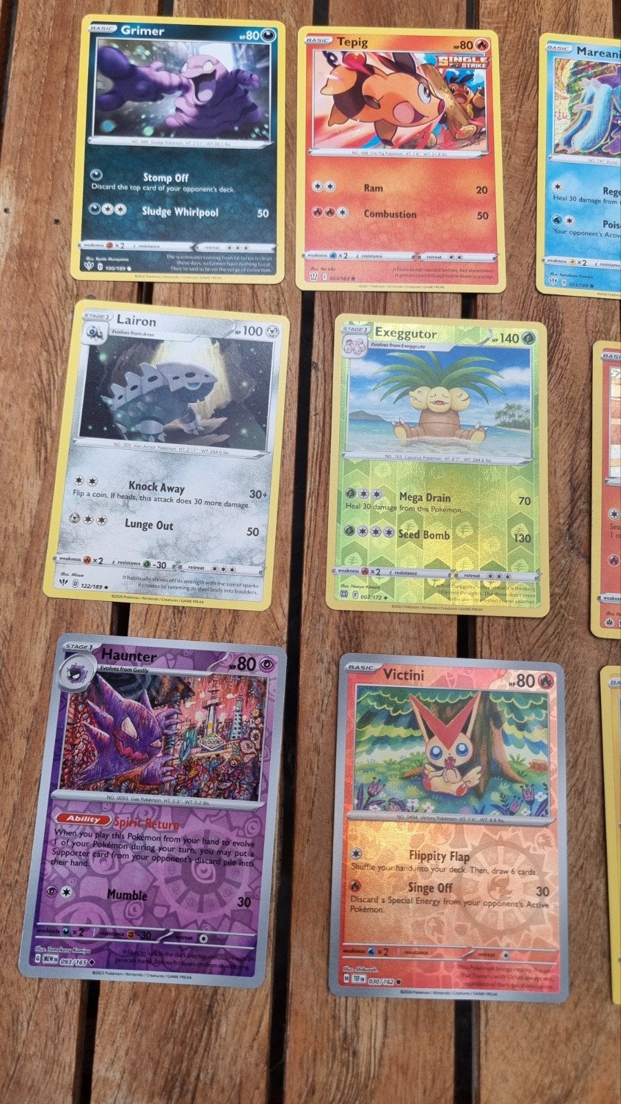 Pokémon Kaarten Collectie - set van 12 stuks, Verzenden, Gebruikt, Meerdere kaarten, Foil