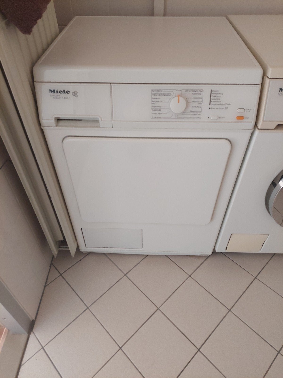 Miele condensdroger T4225C, Ophalen, 6 tot 8 kg, Gebruikt, Miele